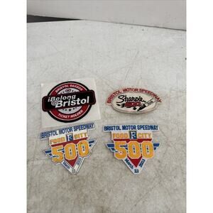 NASCAR Bristol Motorsport Patches & Magnet Sharpie Food City Ticket Holder